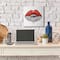 Stupell Industries Red Glam Lips Canvas Wall Accent